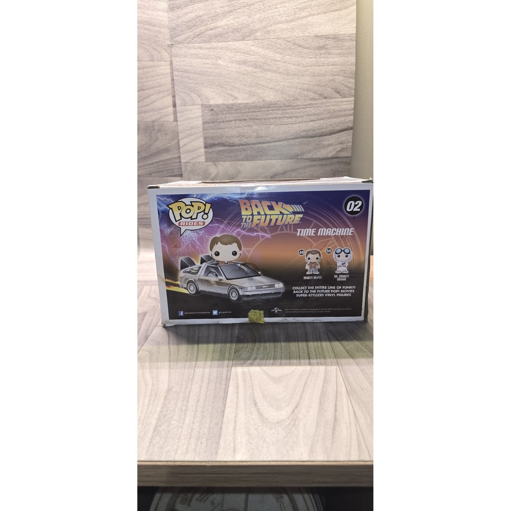 Funko POP Rides 02 Back to the Future Time Machine - Picture 7 of 13